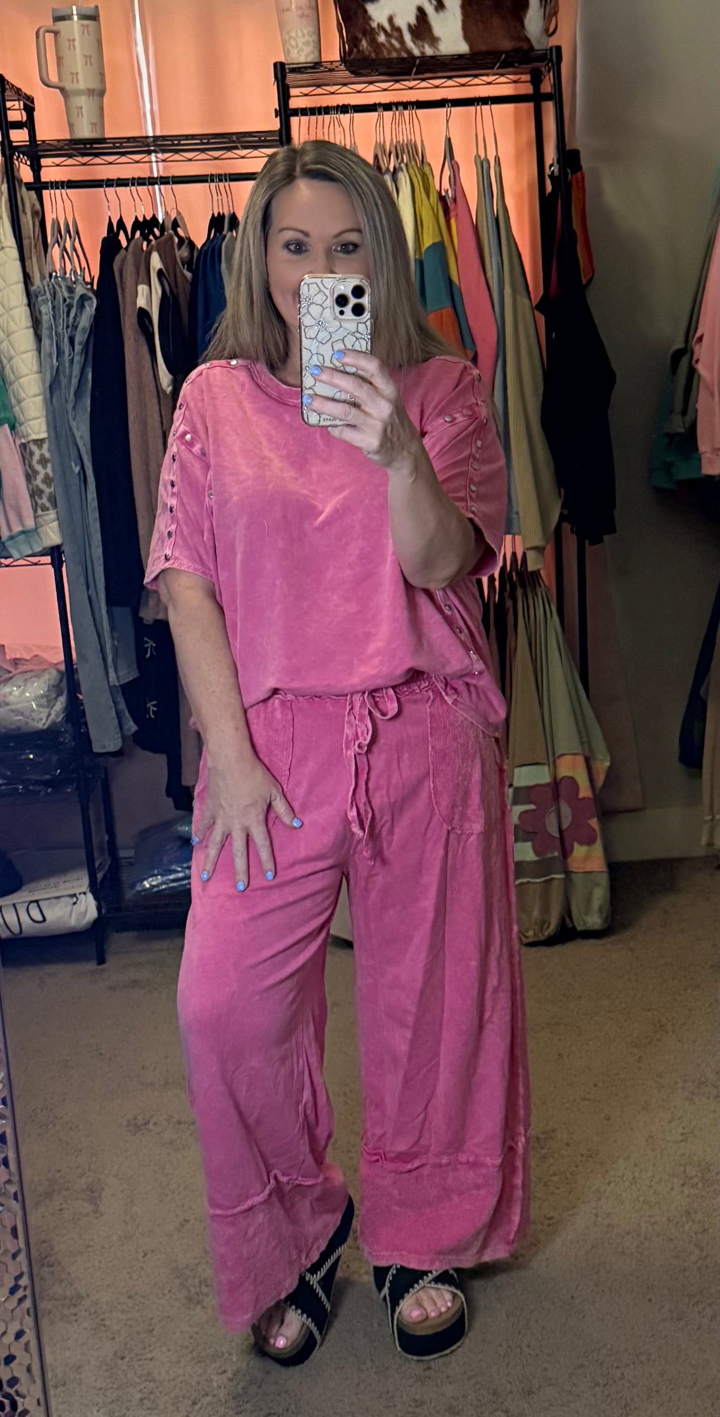 ELSIE RAW HEM PANTS