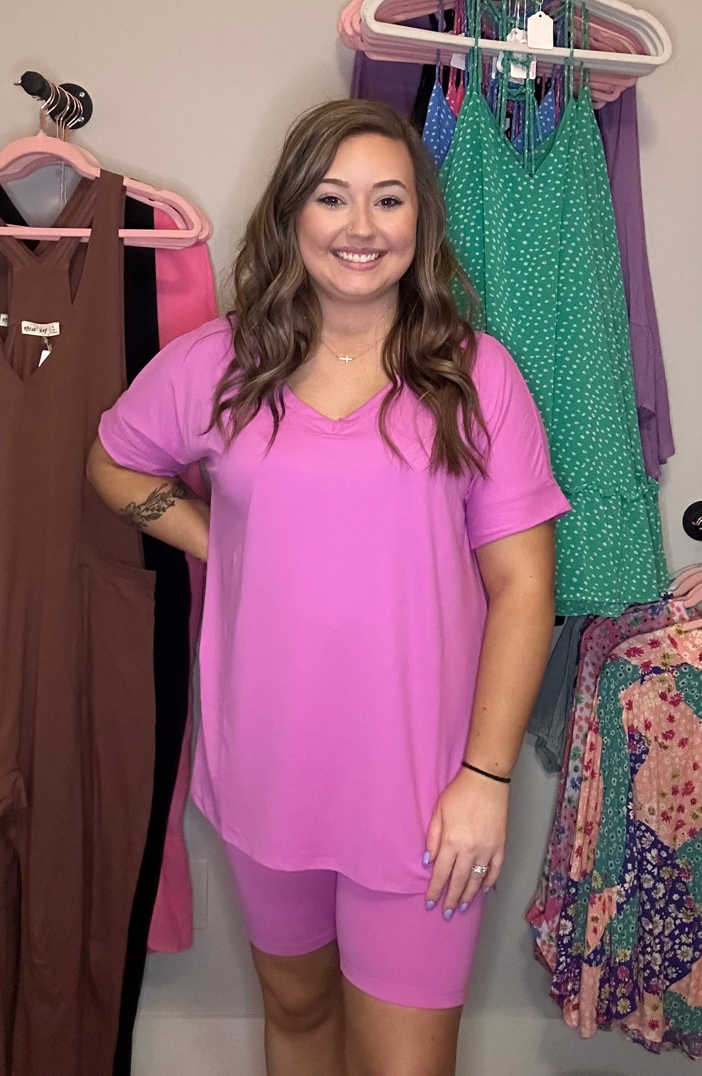 BRANDI TOP AND SHORTS SET