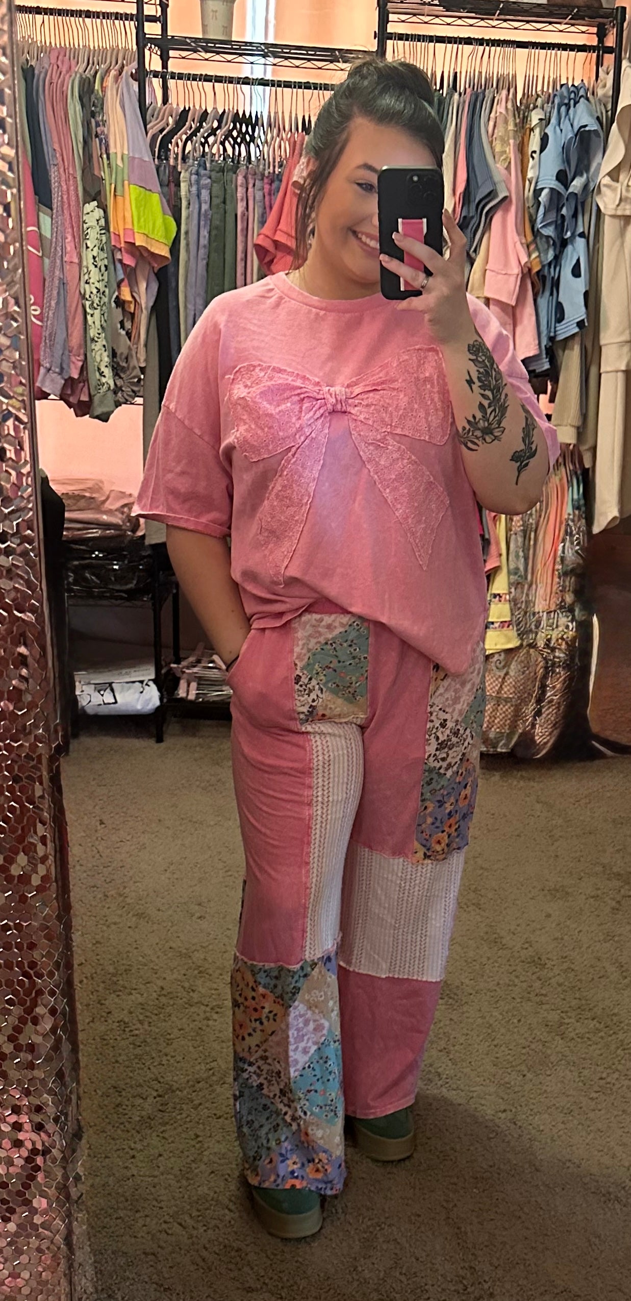 RUBY FLORAL BOHO PANTS