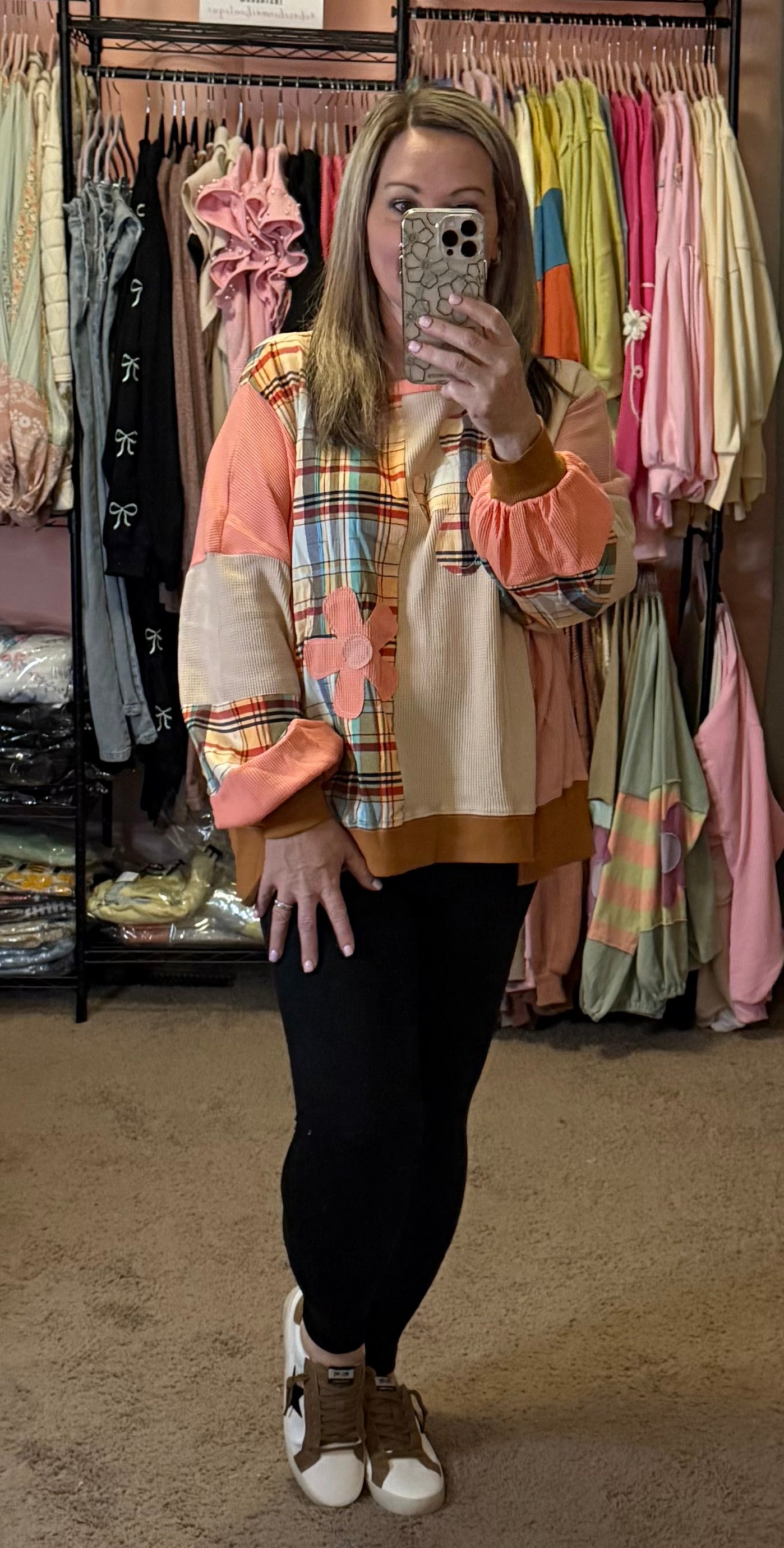 JUNO PATCHWORK TOP