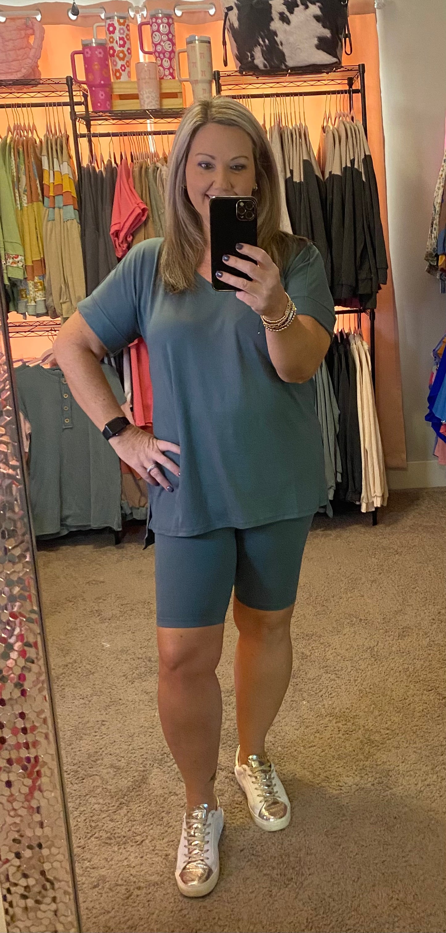 BRANDI TOP AND SHORTS SET