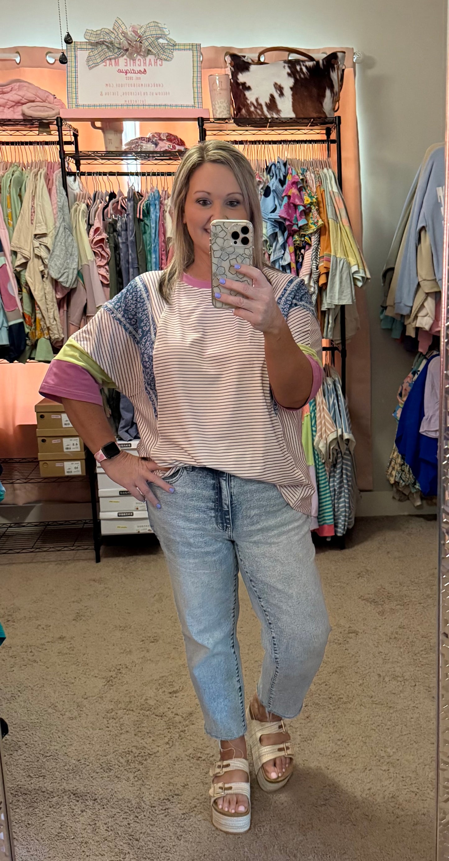 JORDAN STRIPED TOP