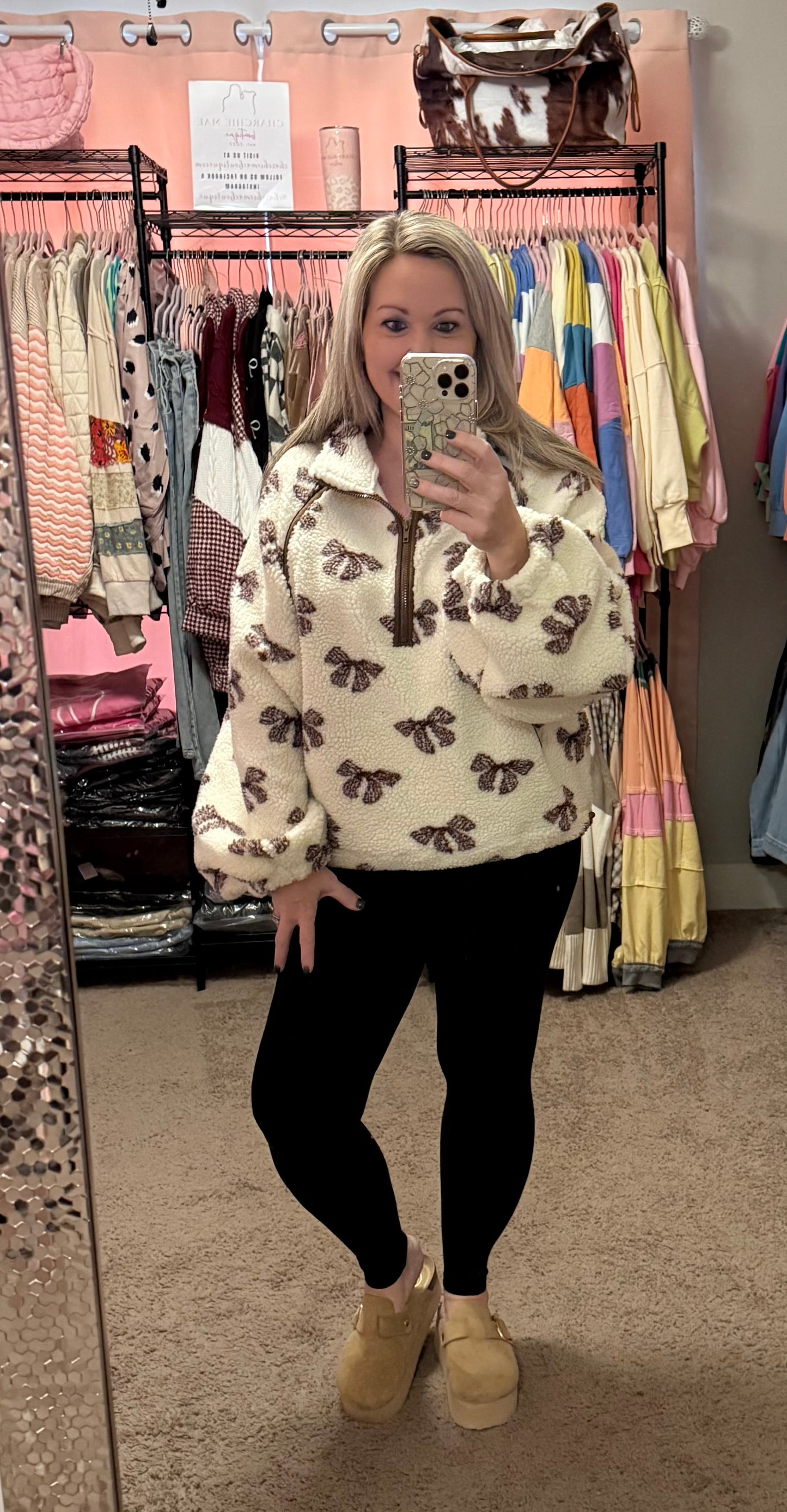 Bow Sherpa Pullover