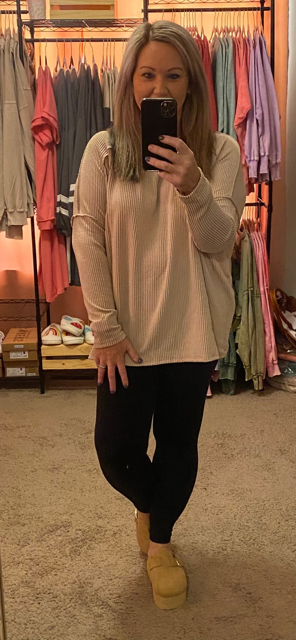 NORA RIBBED TOP