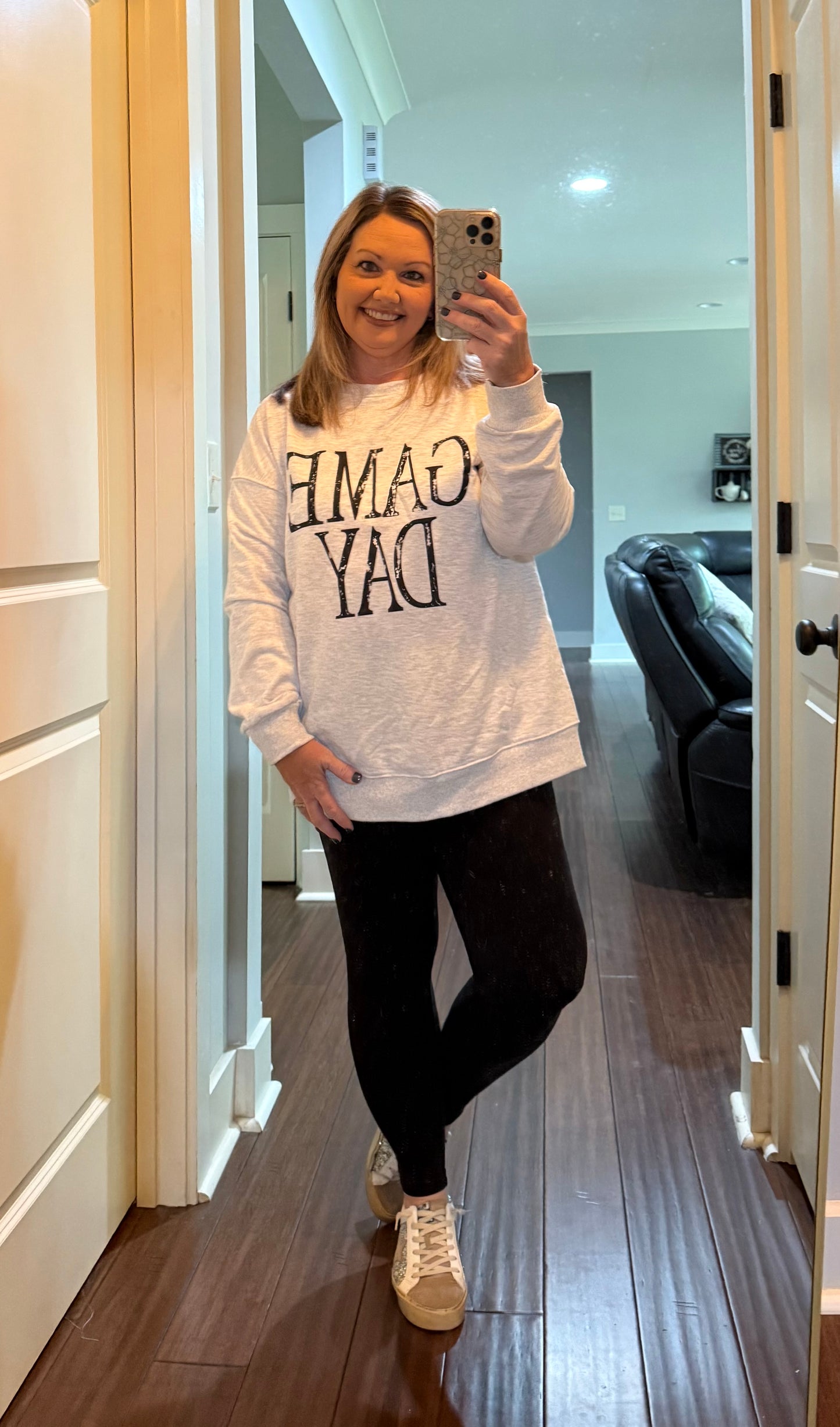 VINTAGE GAME DAY BAGGY SWEATSHIRT