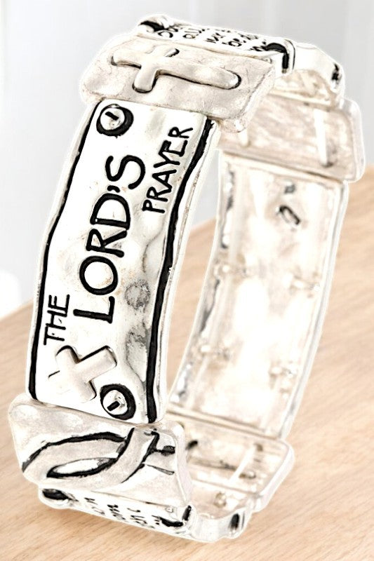 MESSAGE HAMMERED BRACELET