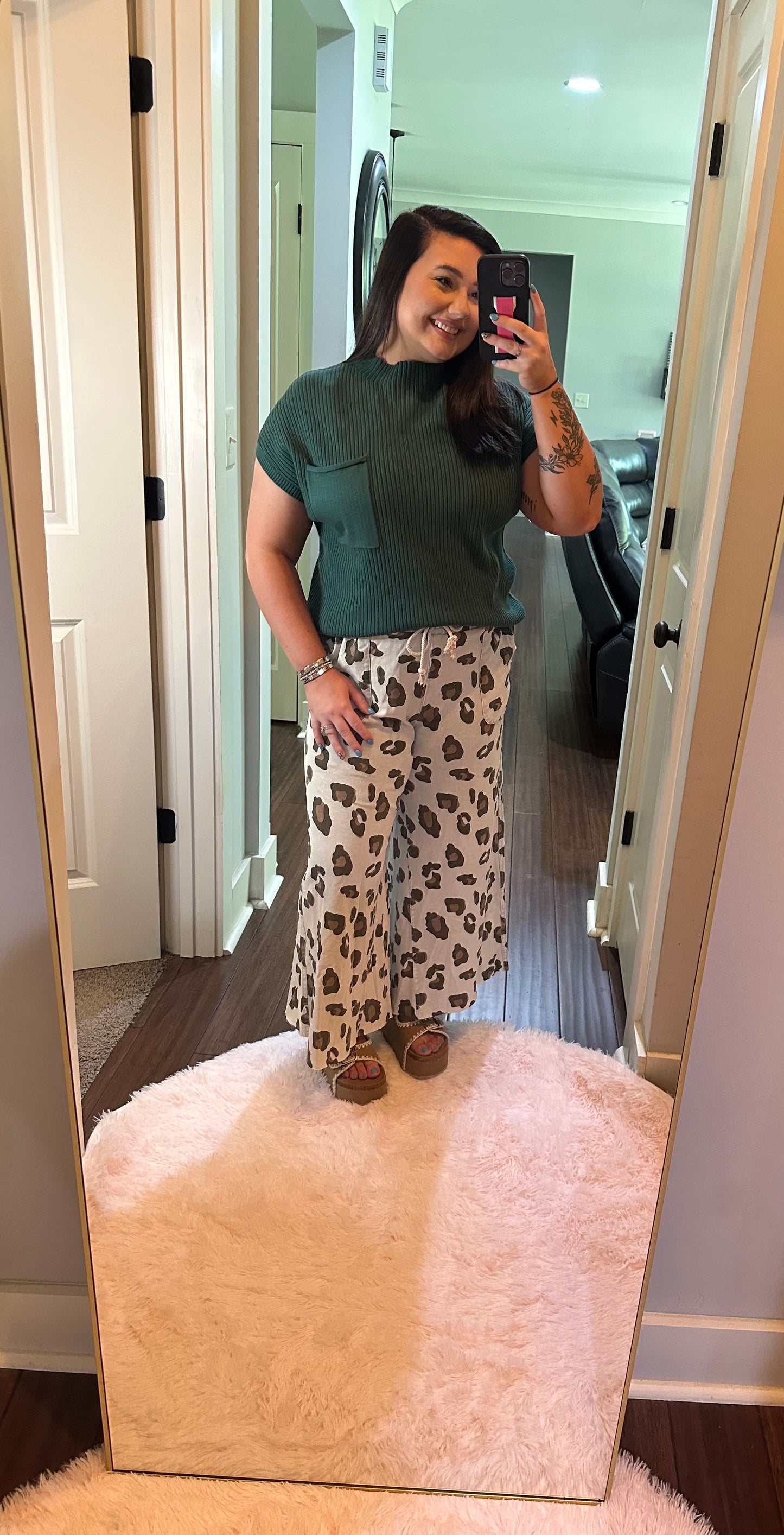ANIMAL PRINT PANTS