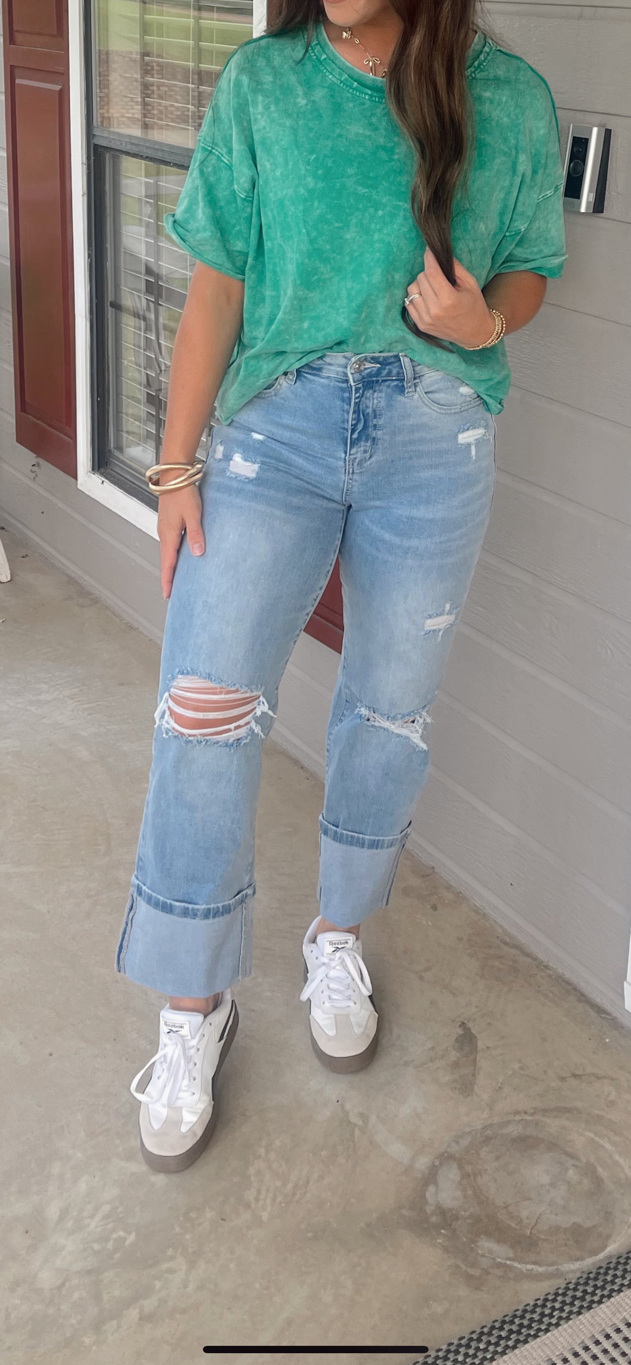 CAITLYN DISTRESSED JEANS