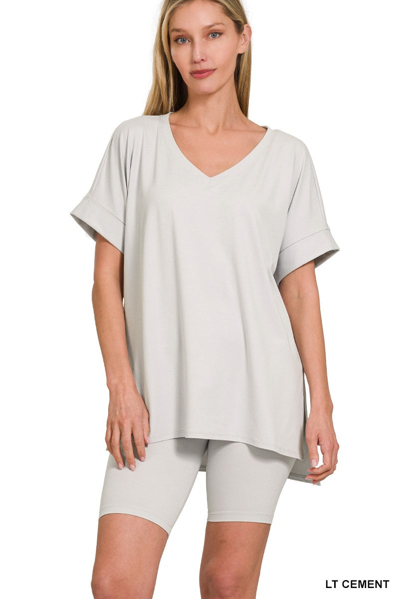 BRANDI TOP AND SHORTS SET