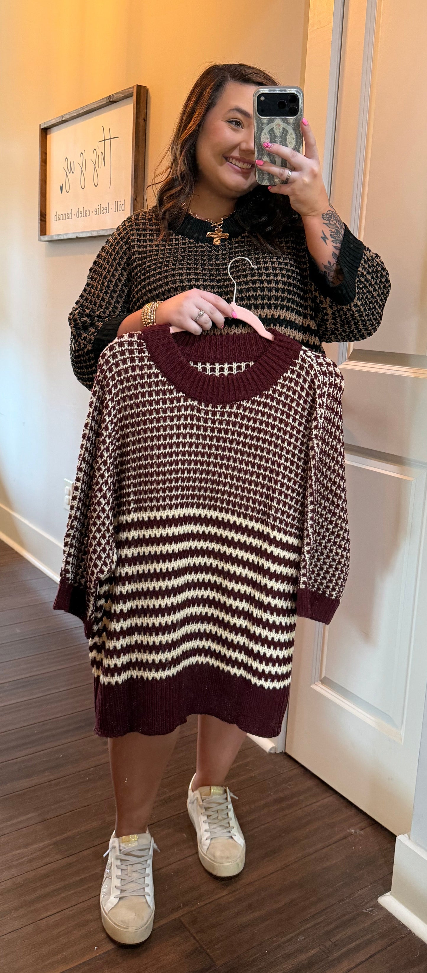 DRAPED SLOUCHY SWEATER