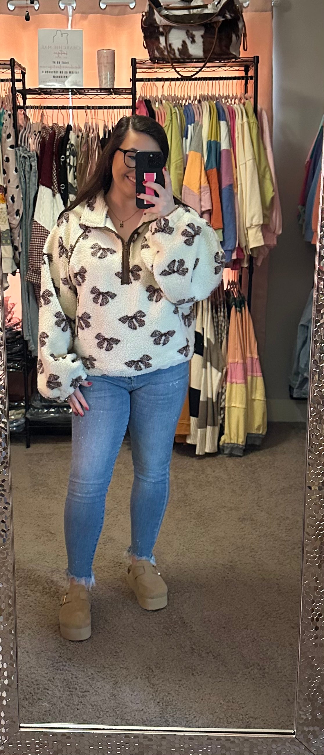 Bow Sherpa Pullover