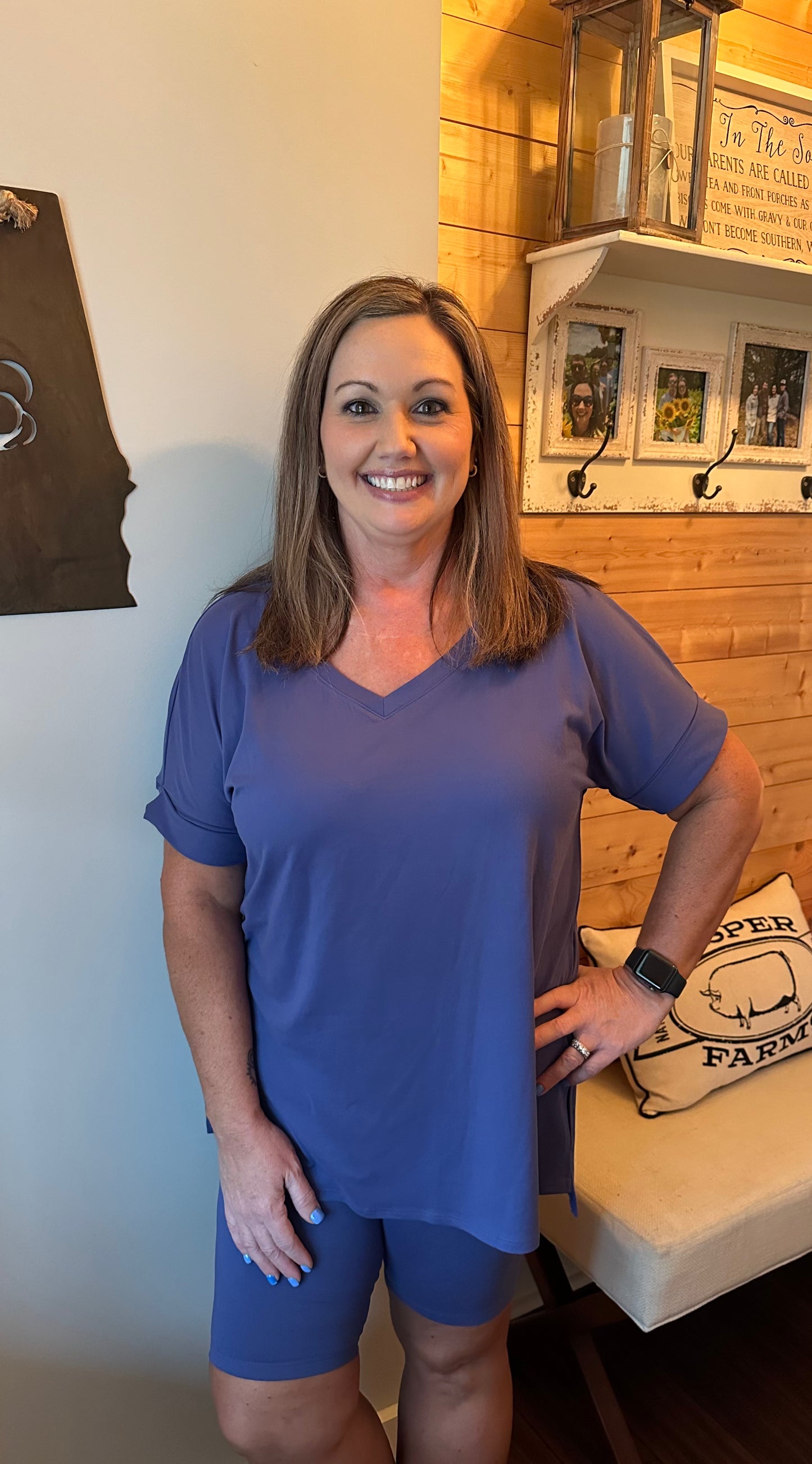 BRANDI TOP AND SHORTS SET