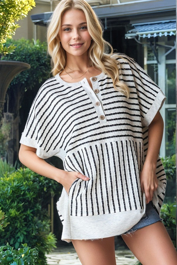 LULA KANGAROO POUCH TOP