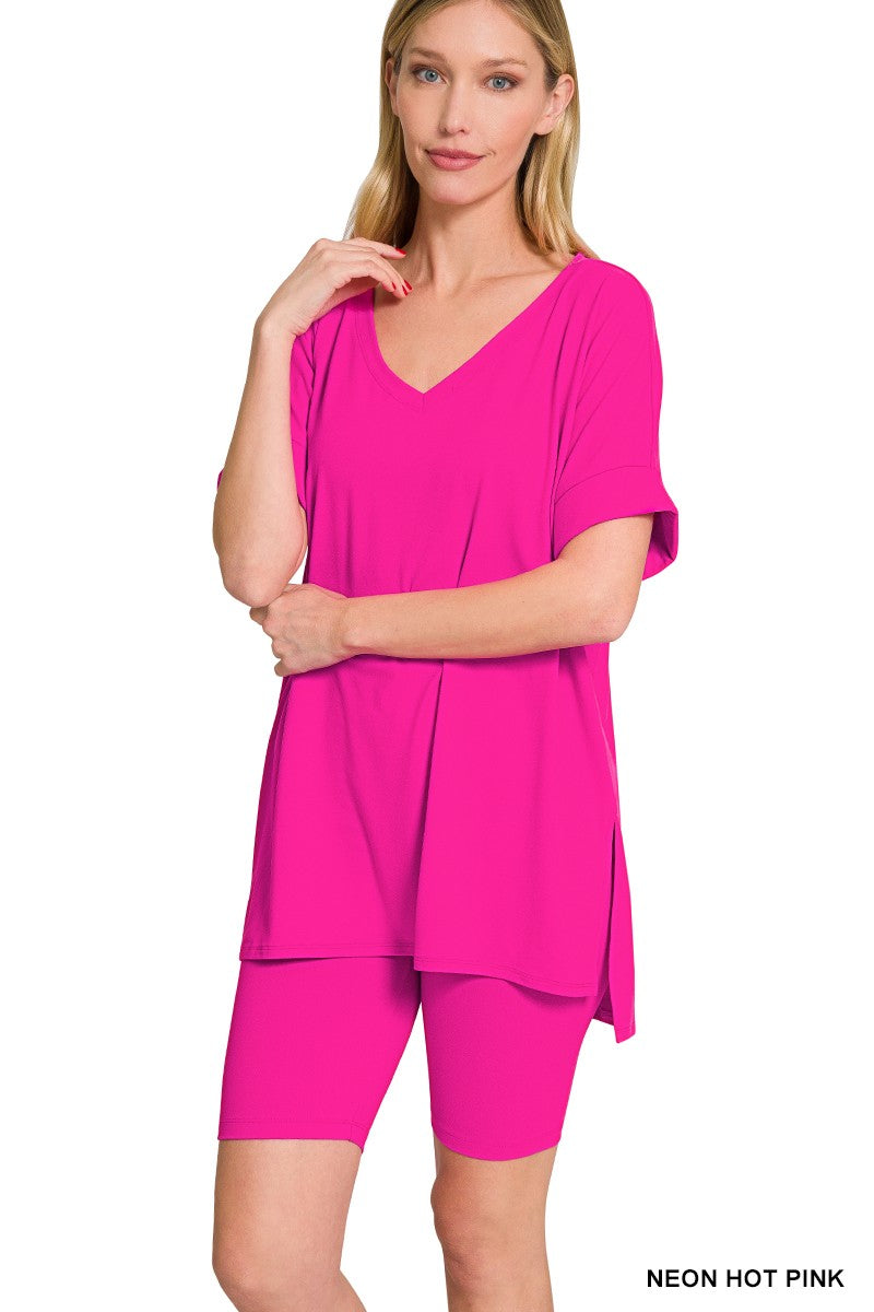 BRANDI TOP AND SHORTS SET