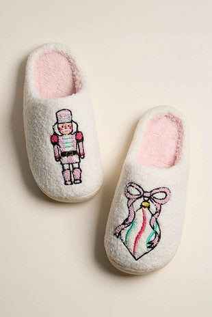 NUTCRACKER ORNAMENT SLIPPERS