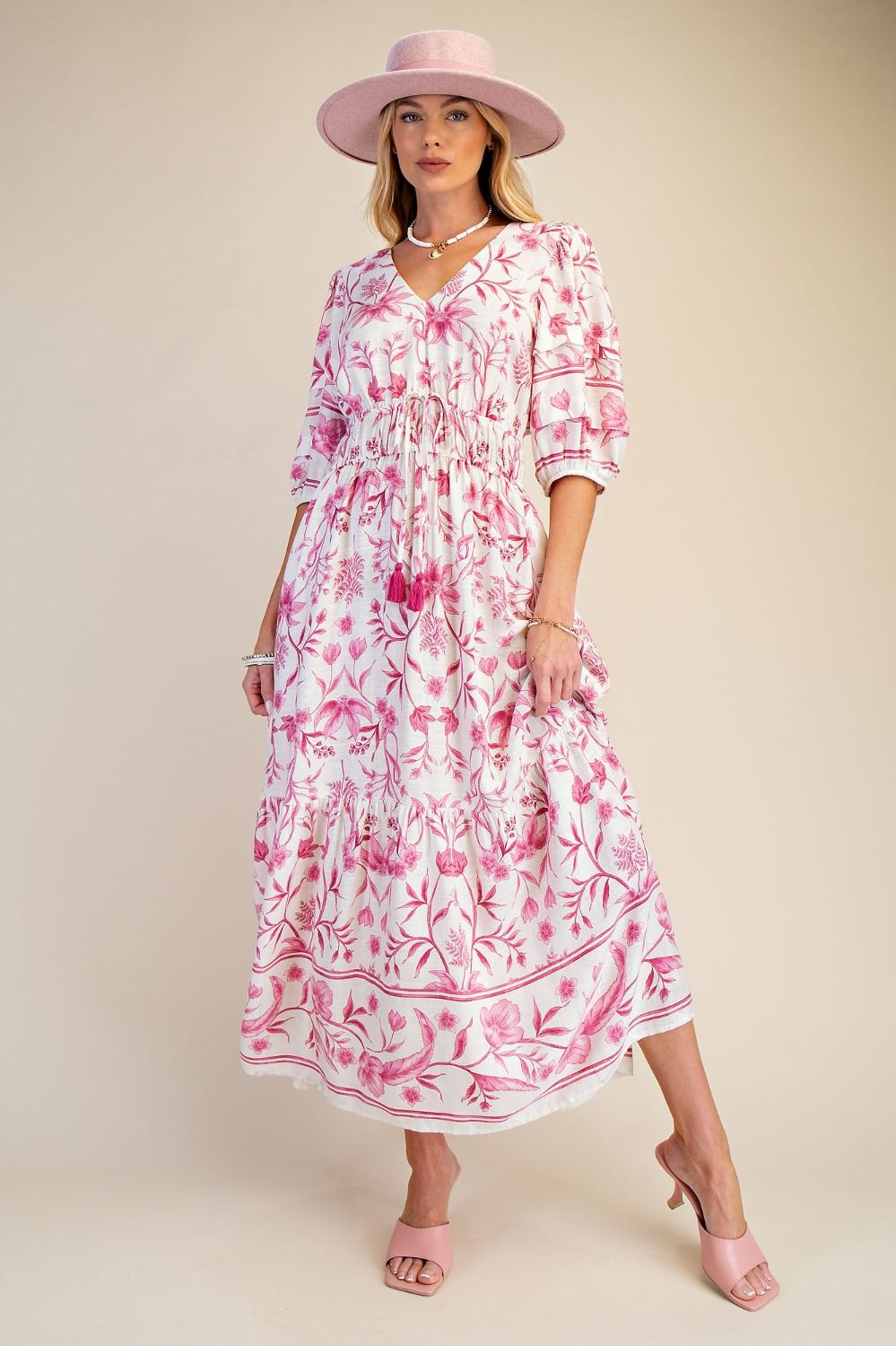 FLOWER MAXI DRESS