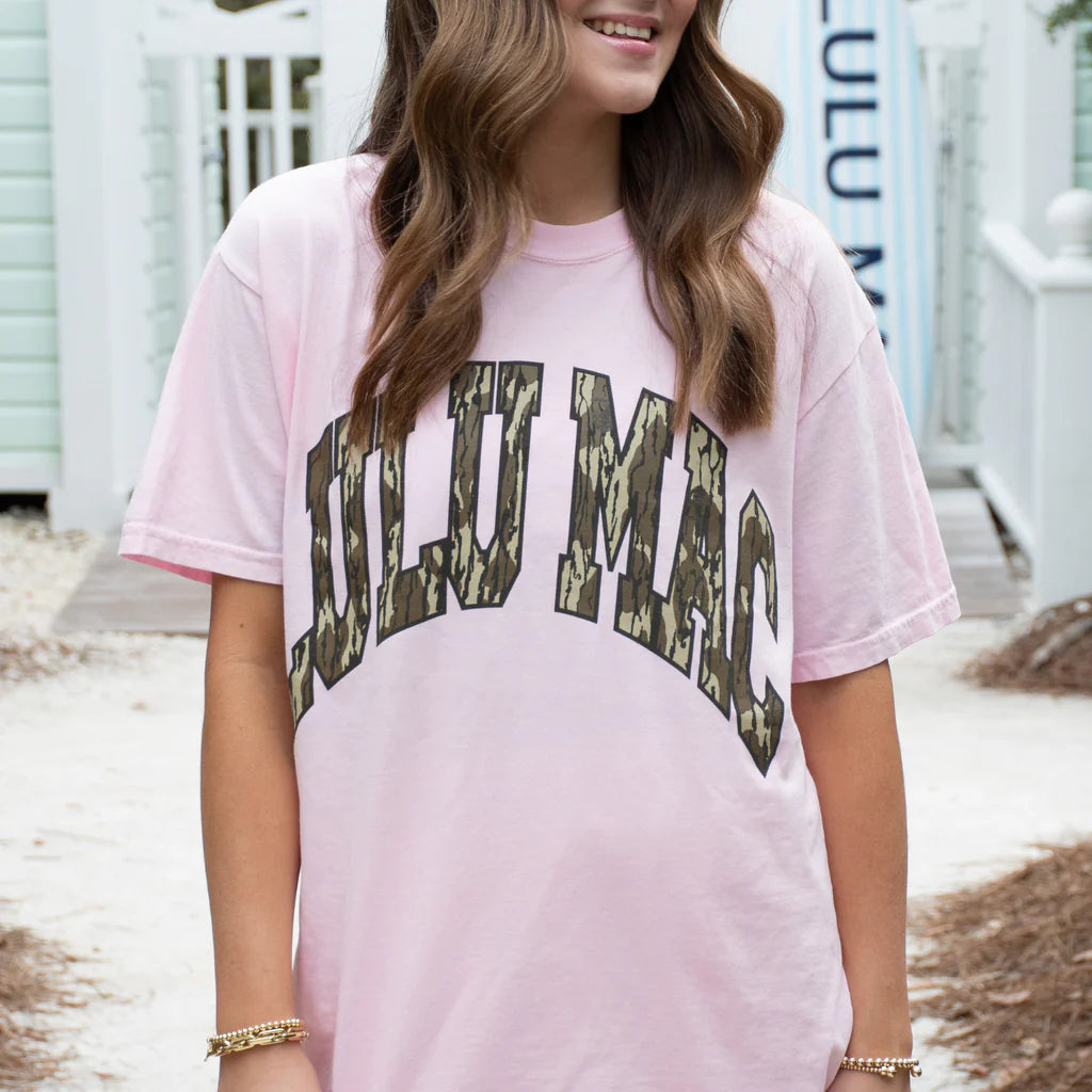 LULU MAC MOSSY OAK TEE