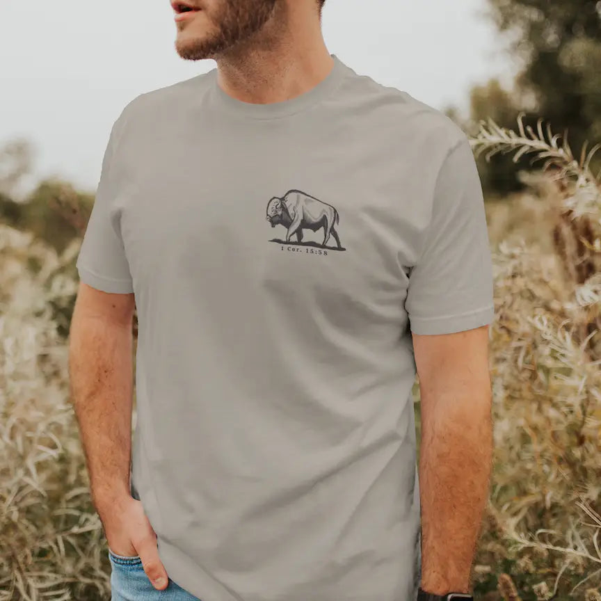 MEN'S BE STRONG AND STEADFAST TEE
