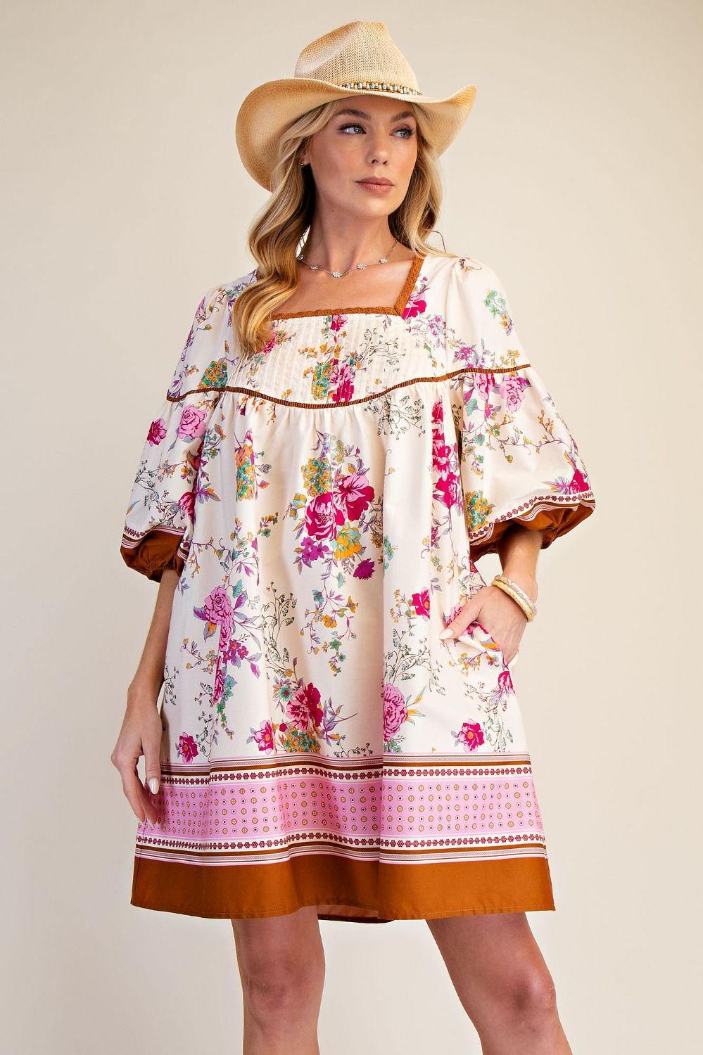POPLIN DRESS