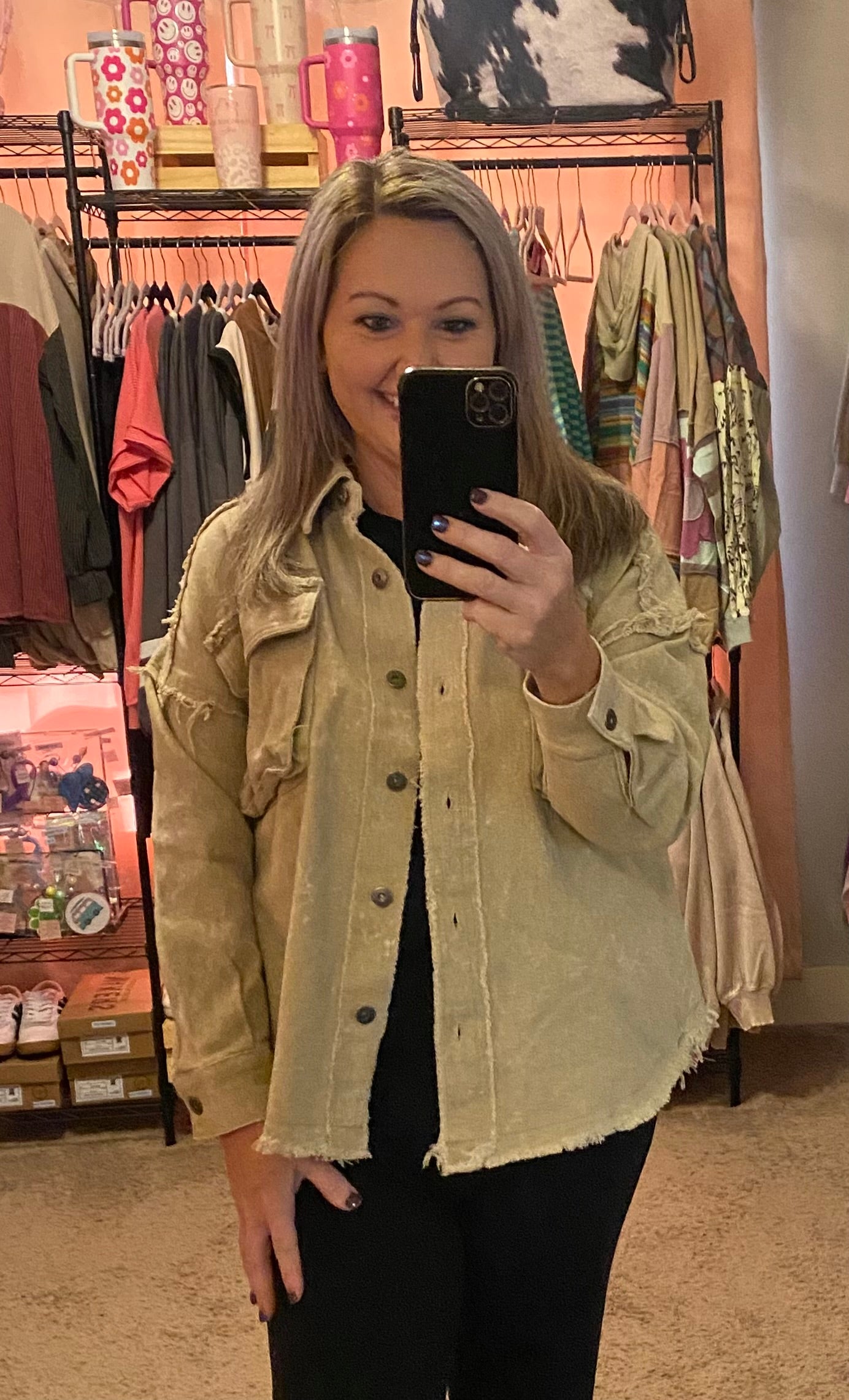MANDY DENIM SHACKET