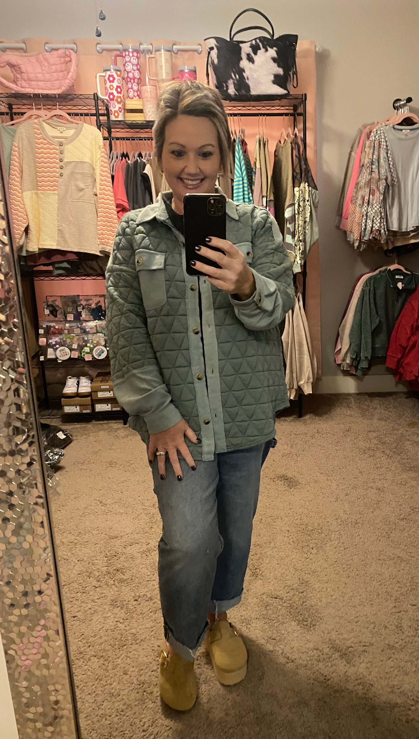 FAITH QUILTED SHACKET