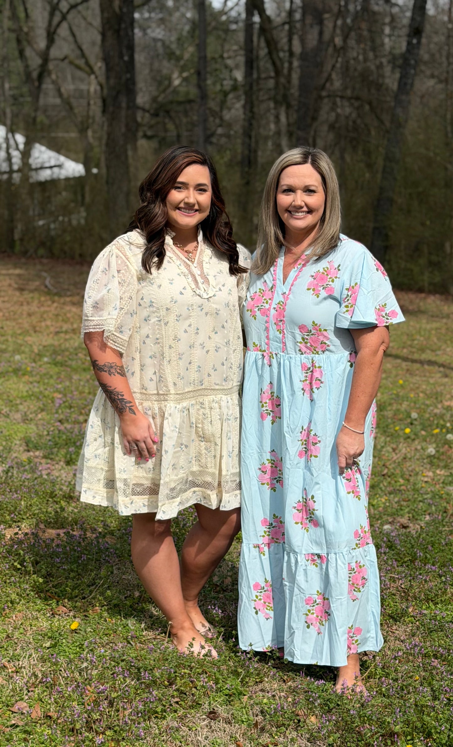 KENZIE EYELET LACE DRESS