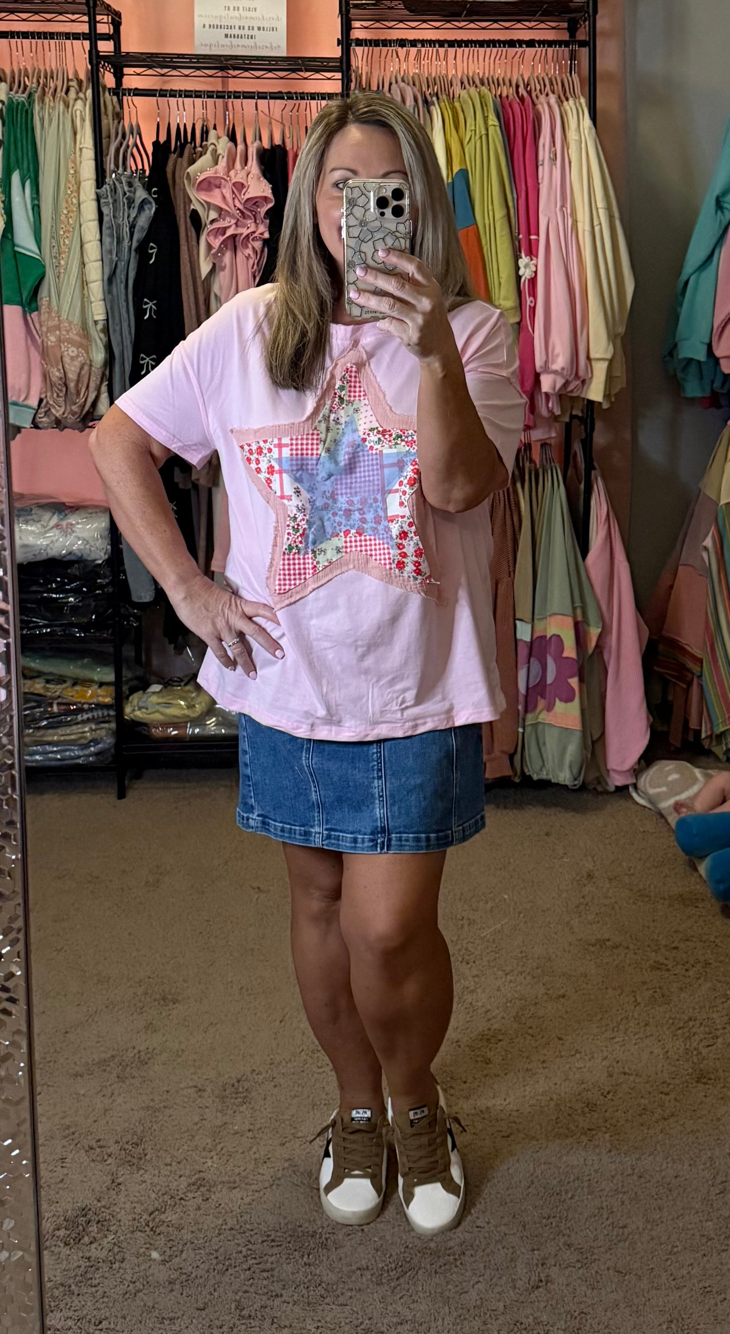 STAR PATCH TEE