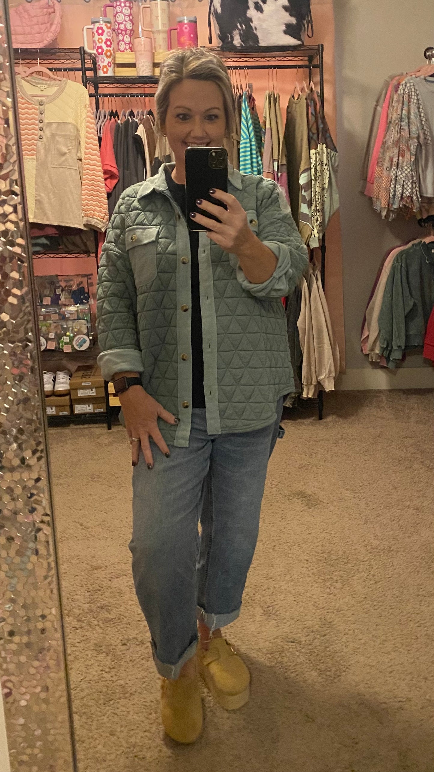 FAITH QUILTED SHACKET
