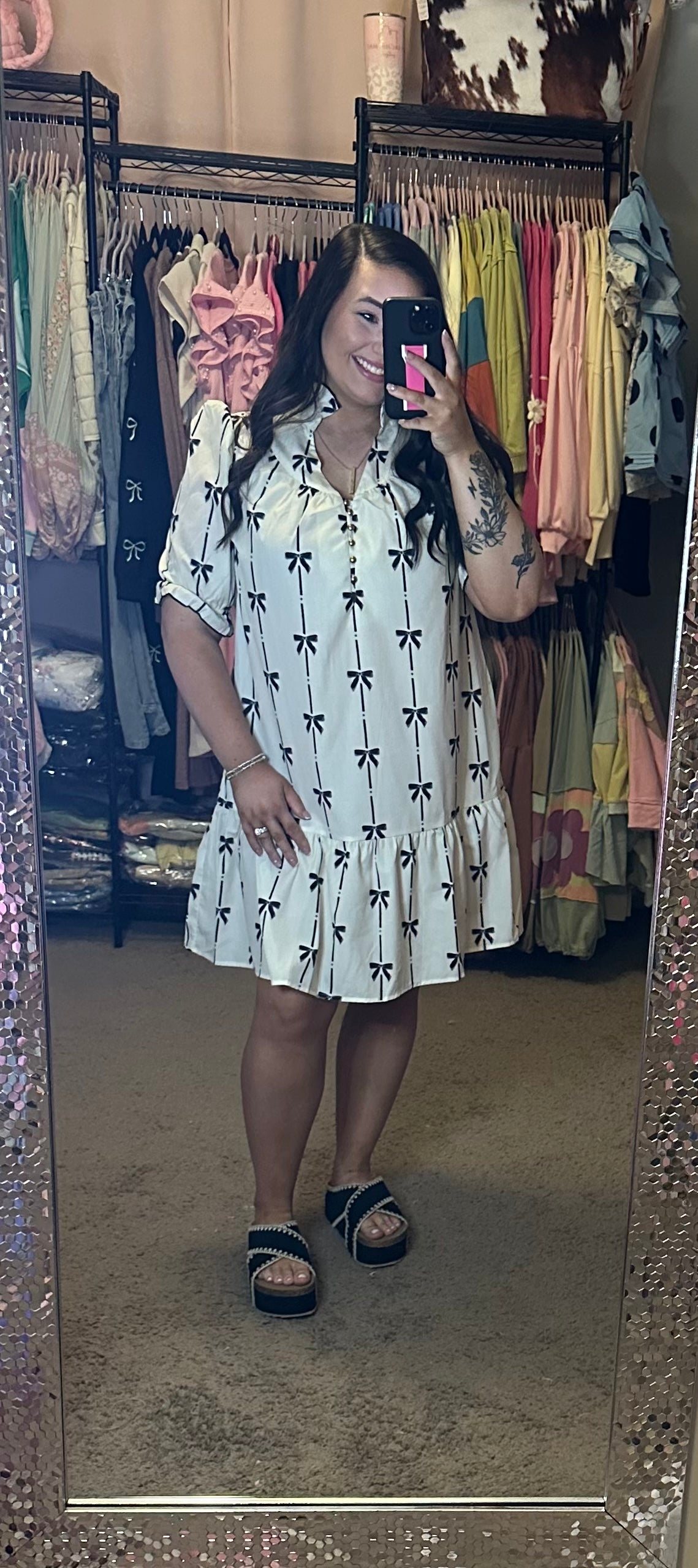 SADIE BOW DRESS