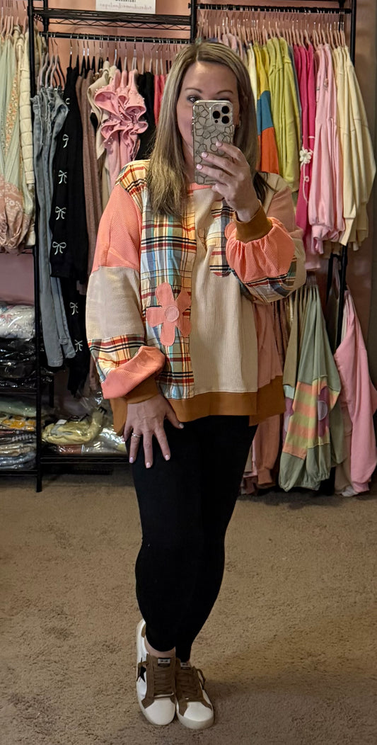 JUNO PATCHWORK TOP