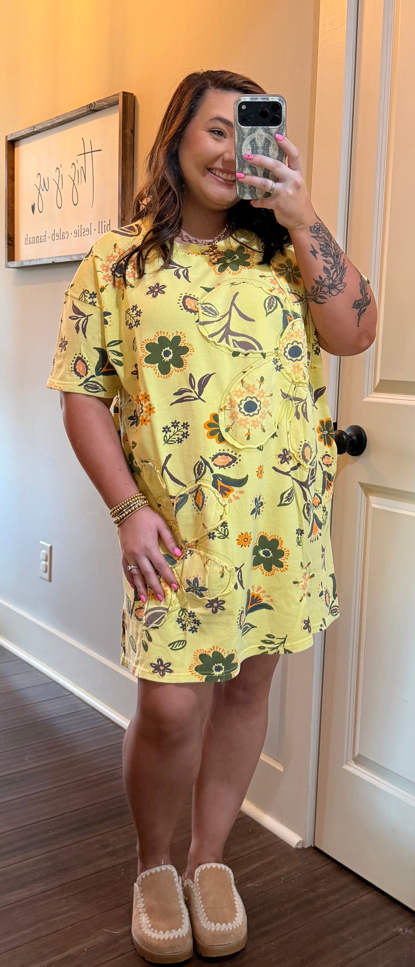 DAISY PATCH DRESS