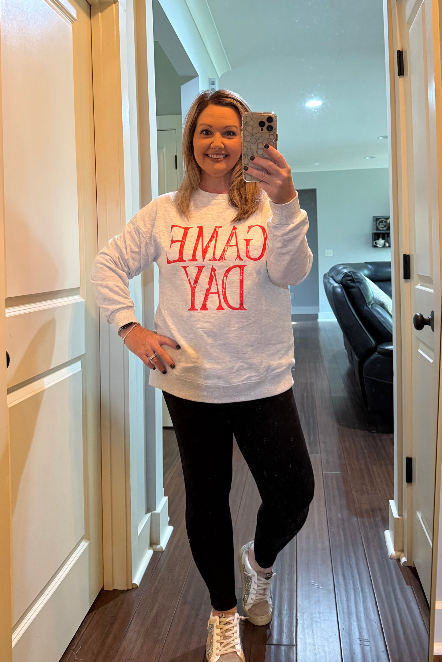 VINTAGE GAME DAY BAGGY SWEATSHIRT