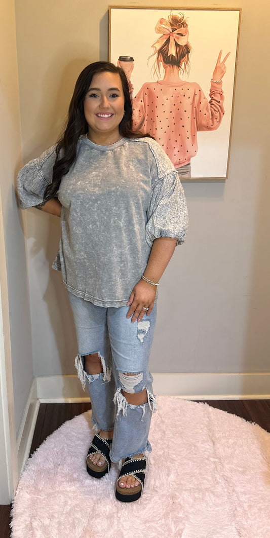 BLAIR EYELET BLOUSE