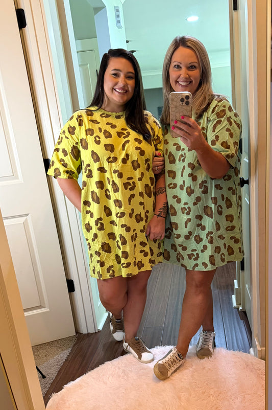 CHEETAH GIRL DRESS