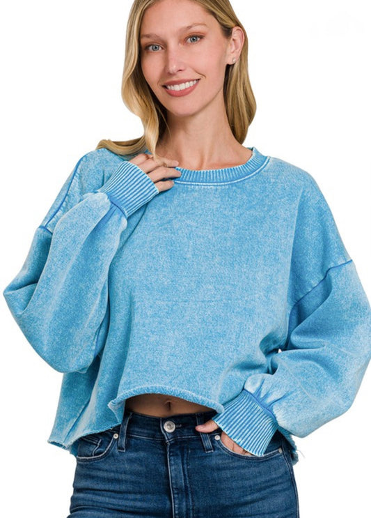 PENNY CROPPED PULLOVER
