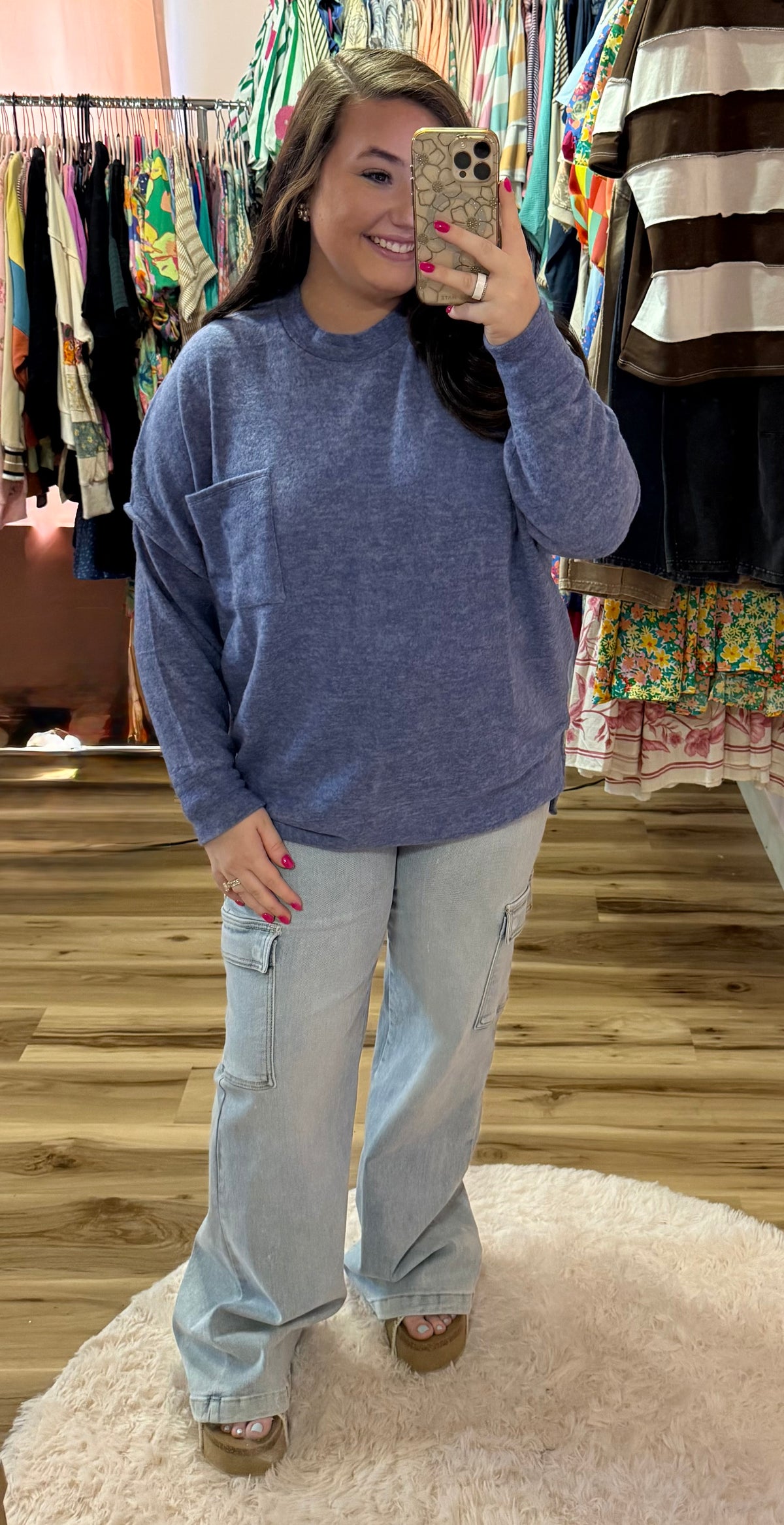 MAGGIE MELANGE SWEATER