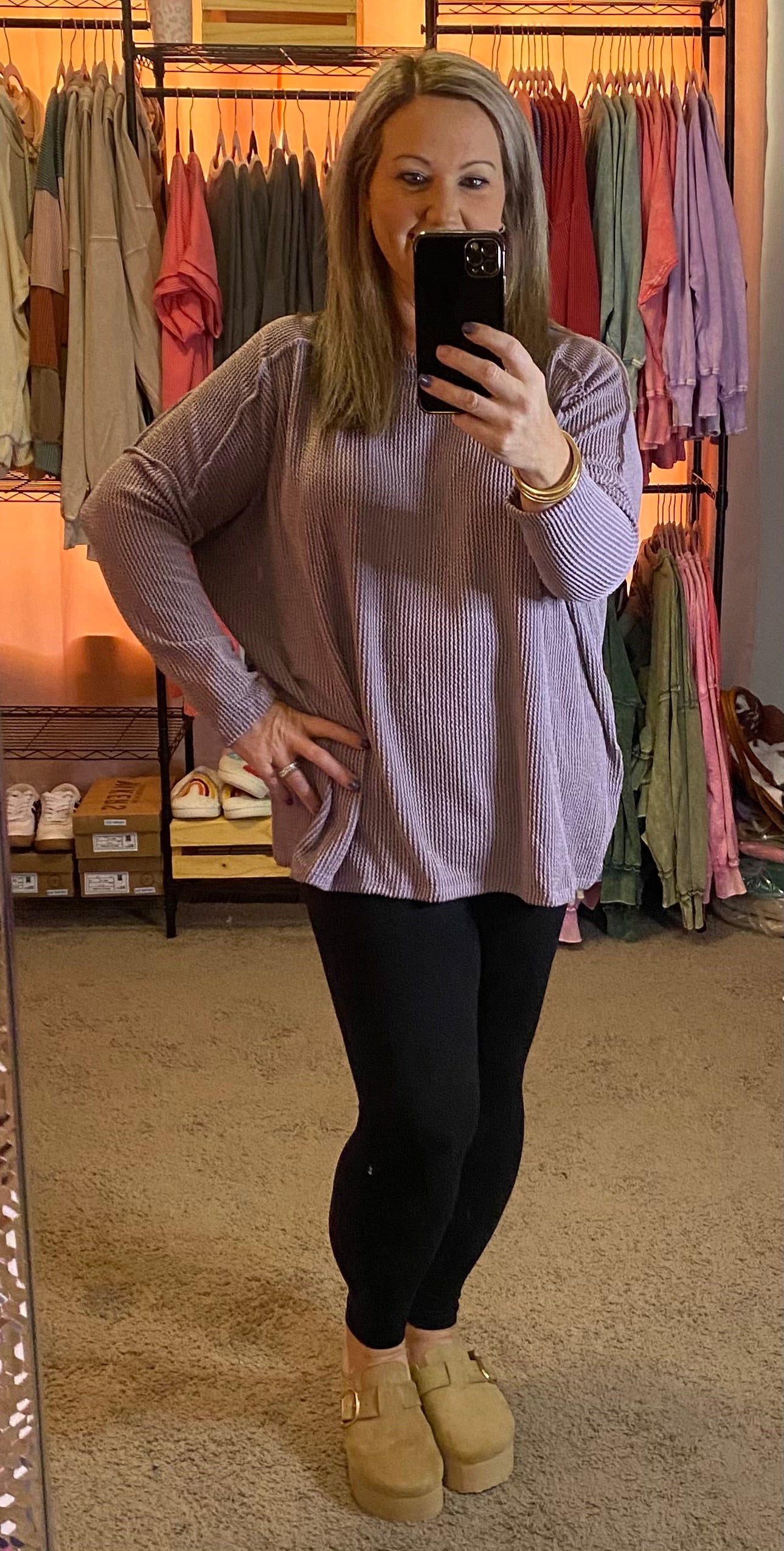 NORA RIBBED TOP