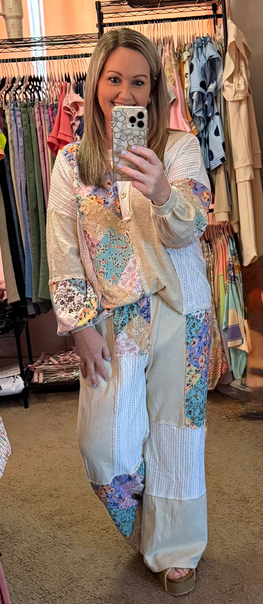 RUBY FLORAL BOHO PANTS