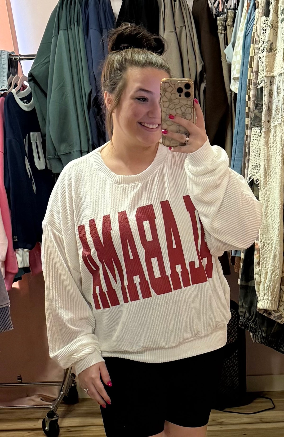 ALABAMA Graphic Print Crewneck
