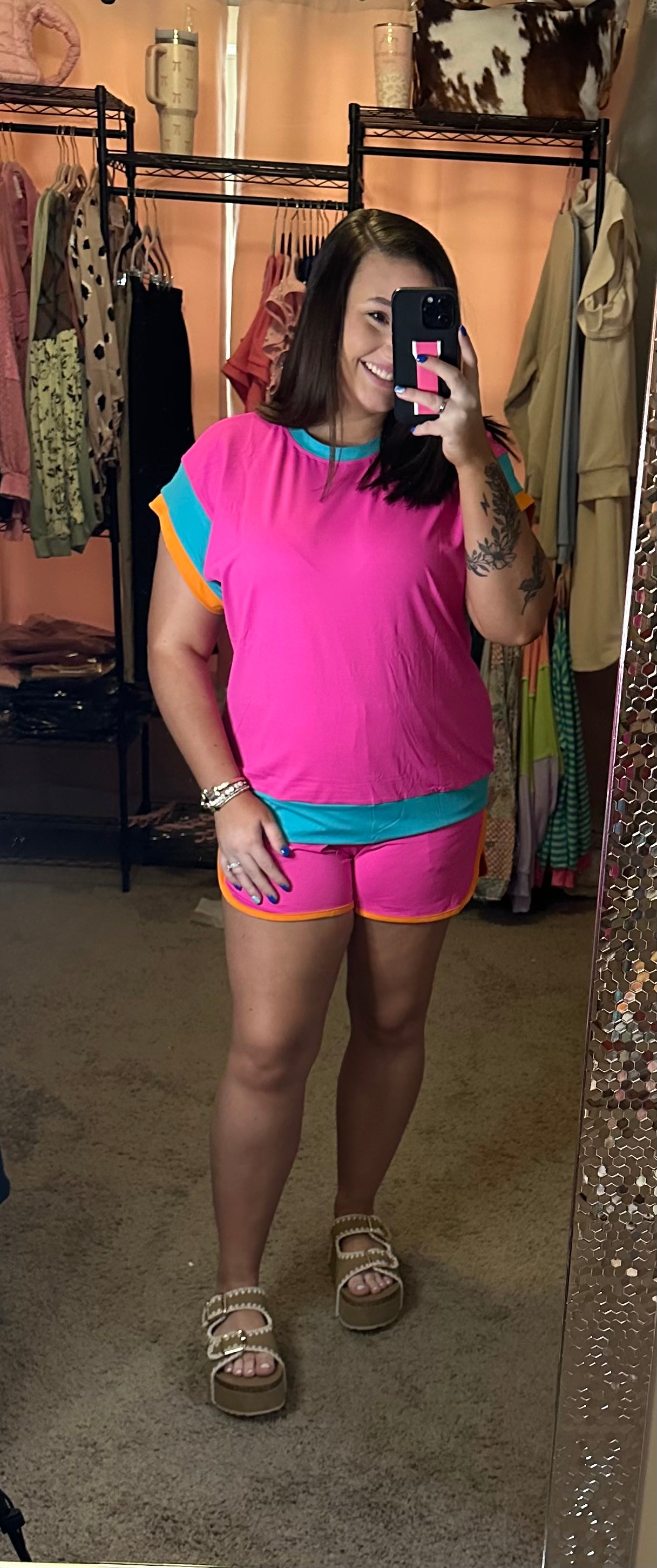 LENORA 2 PIECE SHORT SET