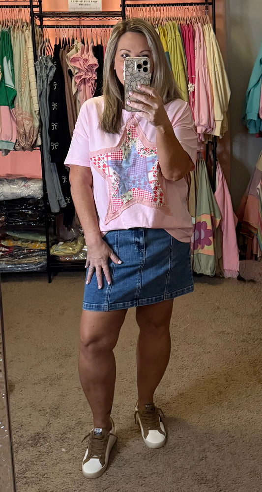STAR PATCH TEE