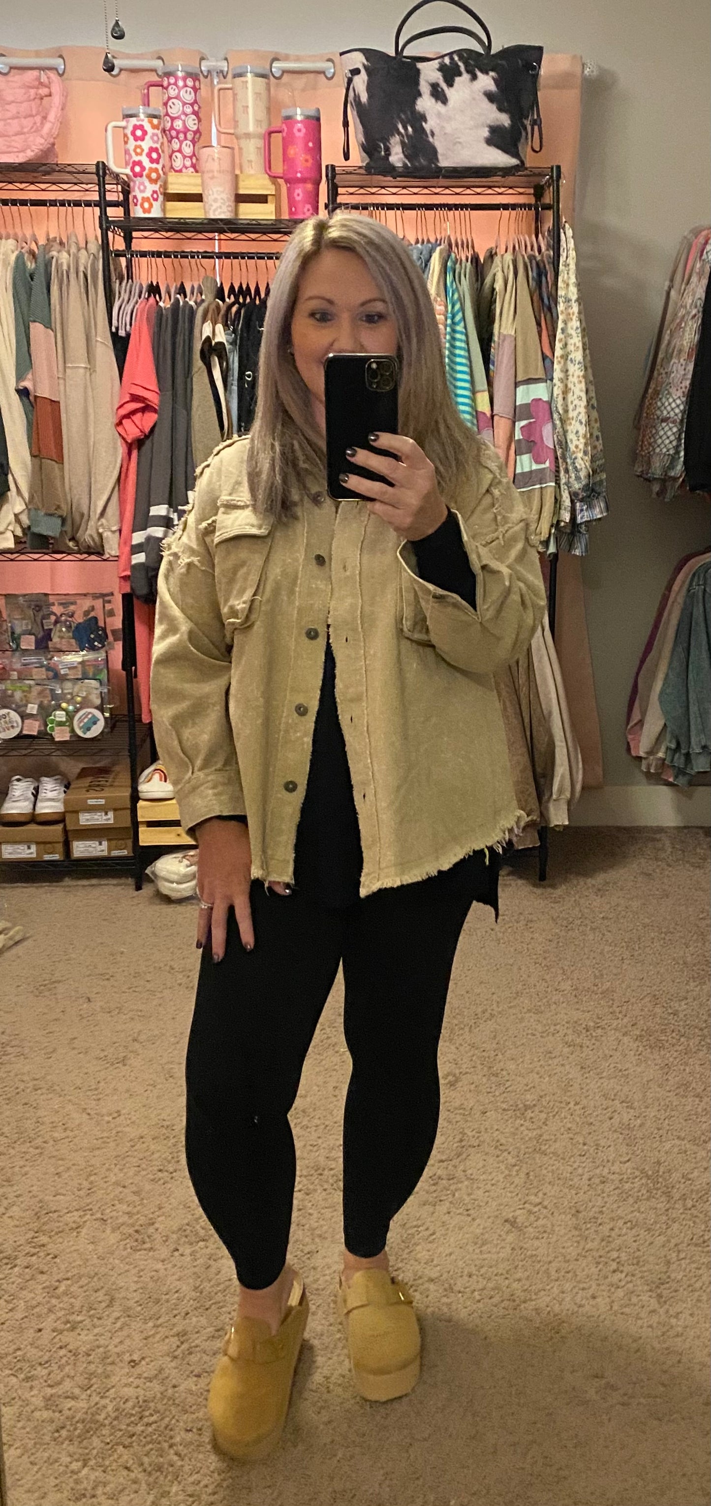 MANDY DENIM SHACKET