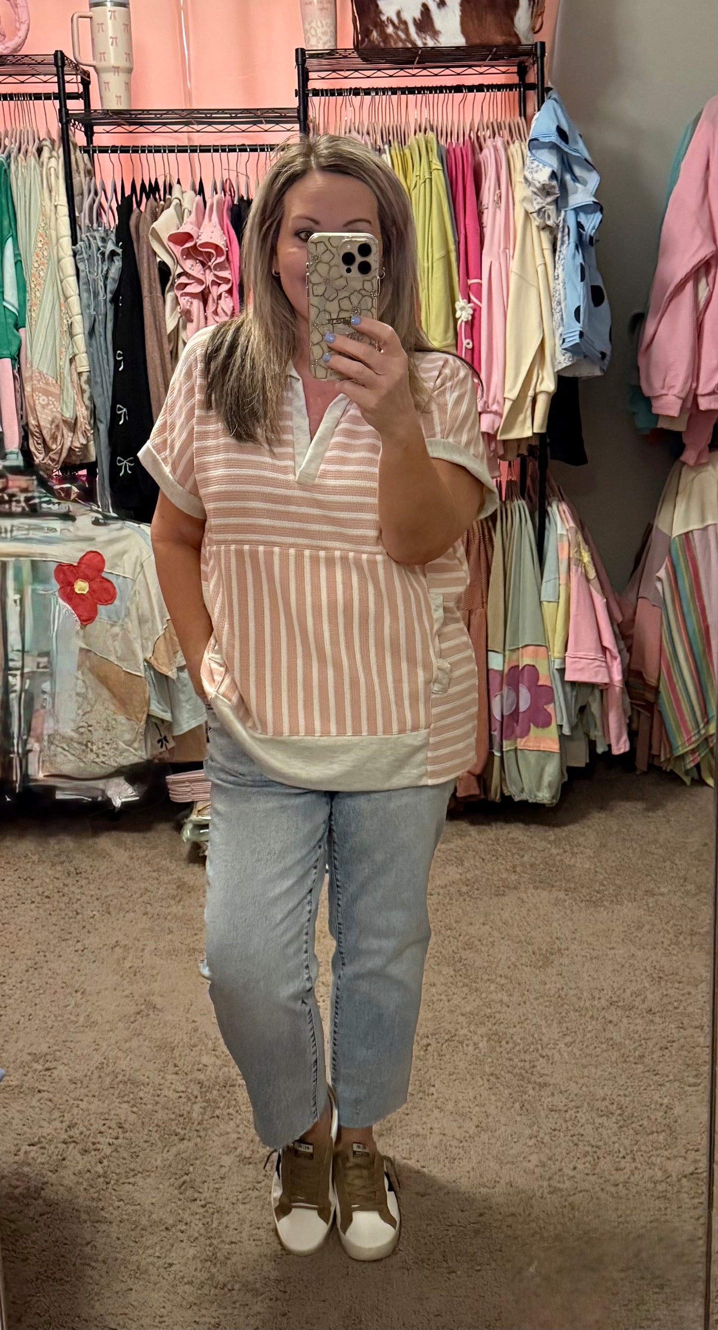 MABEL STRIPED TOP