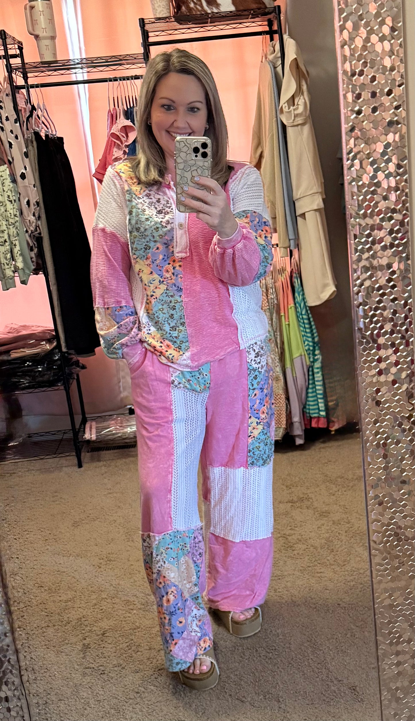 RUBY FLORAL BOHO PANTS