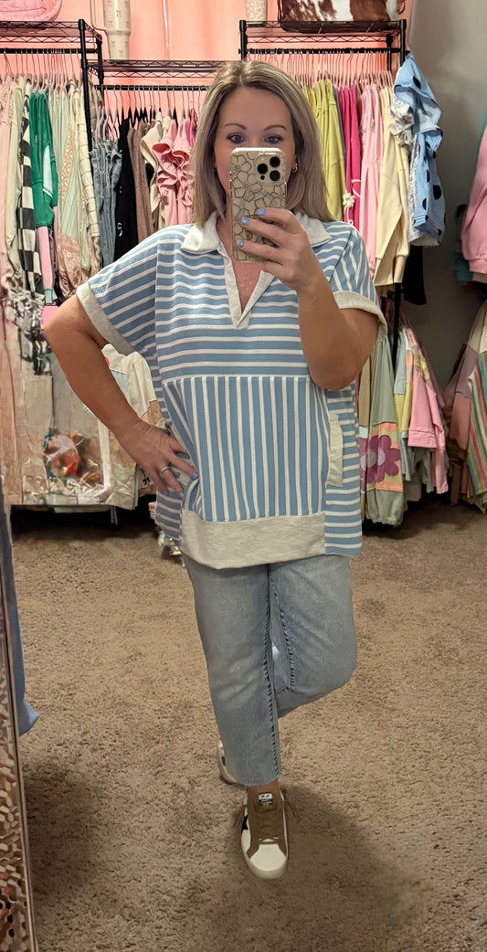MABEL STRIPED TOP