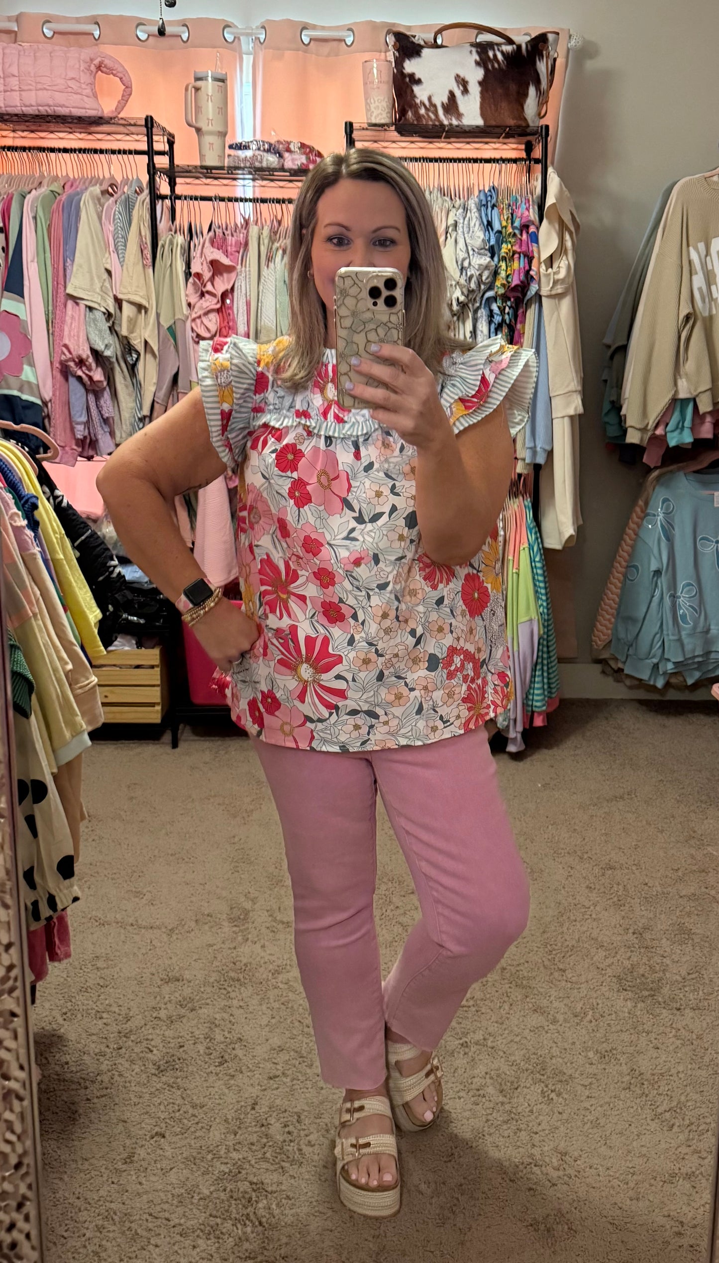 PATSY FLORAL PATTERN TOP
