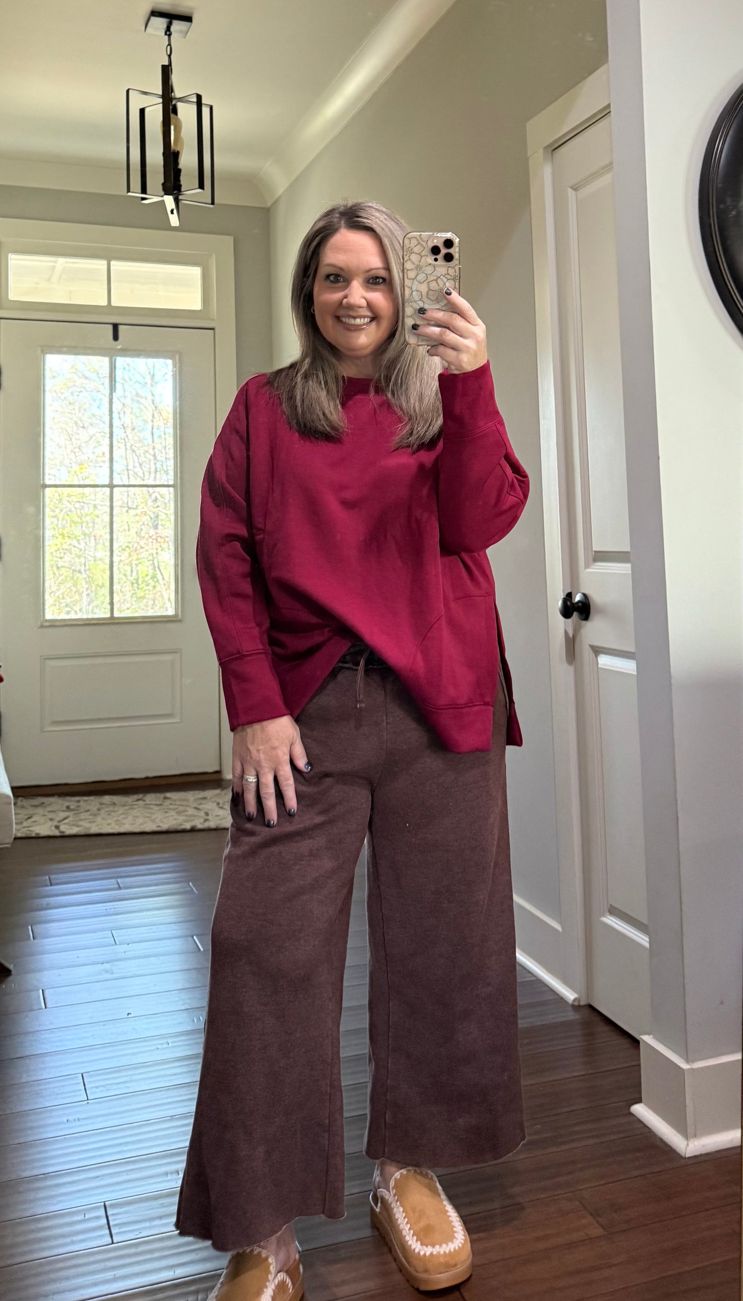 ACID WASH PALAZZO PANTS