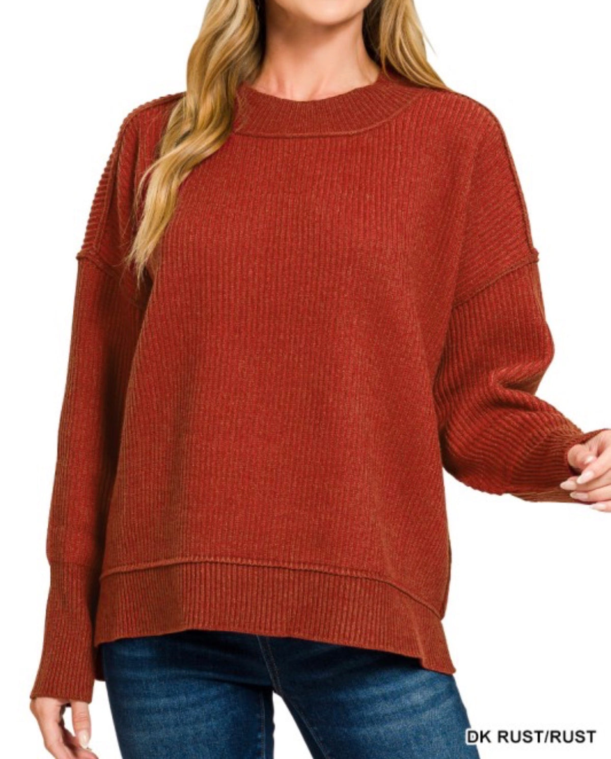 GRETA TWO TONED SWEATER