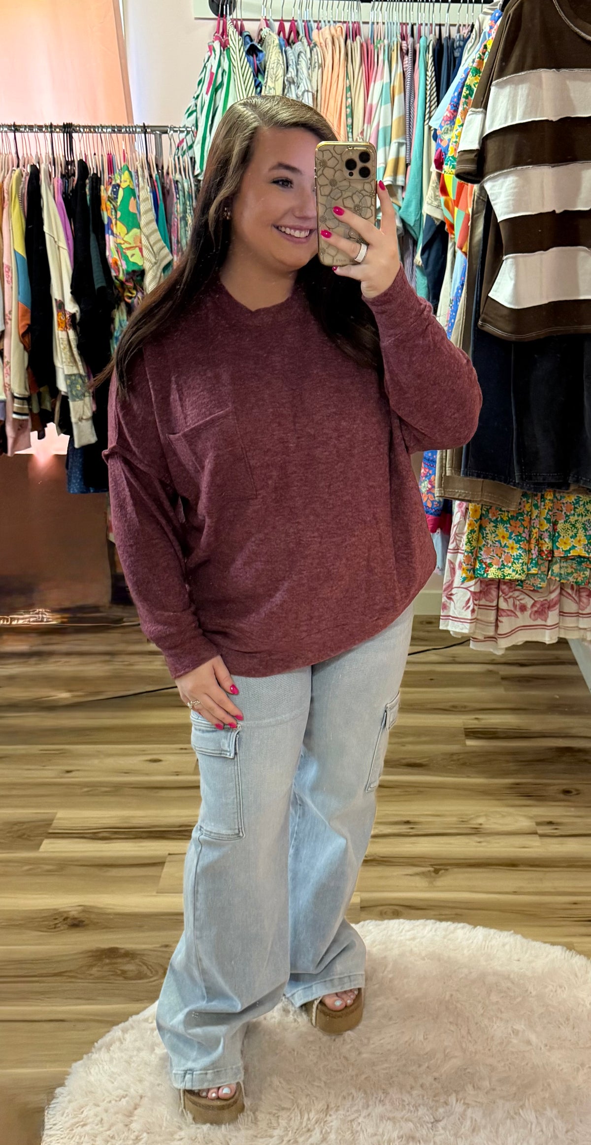 MAGGIE MELANGE SWEATER