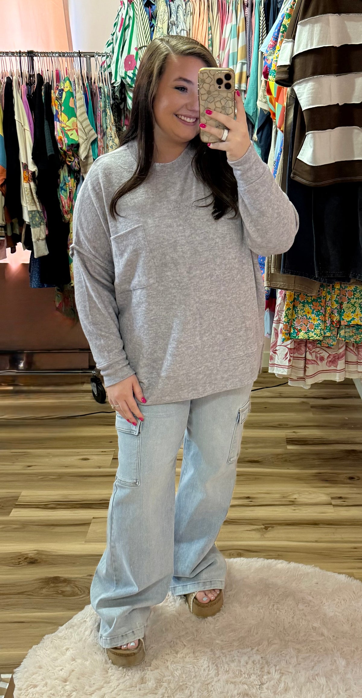 MAGGIE MELANGE SWEATER